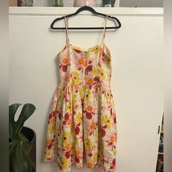 Vintage Floral Linen dress - Picture 8 of 8